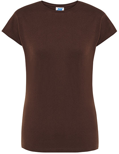 JHK Ladies´ Regular Comfort T-Shirt Chocolate