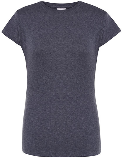JHK Ladies´ Regular Comfort T-Shirt Denim Heather