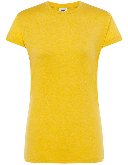 JHK Ladies´ Regular Comfort T-Shirt Mustard Heather