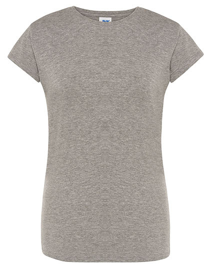 JHK Ladies´ Regular Premium T-Shirt Grey Melange