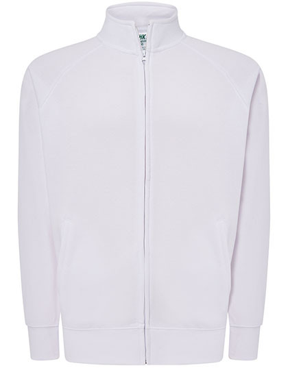 JHK Full Zip Sweatshirt White