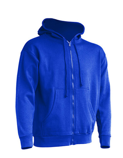 JHK Zipped Hooded Sweater Royal Blue