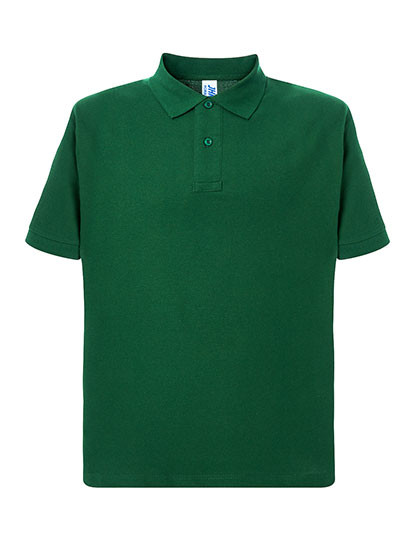 JHK Men´s Polo Regular Bottle Green