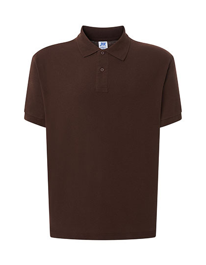 JHK Men´s Polo Regular Chocolate