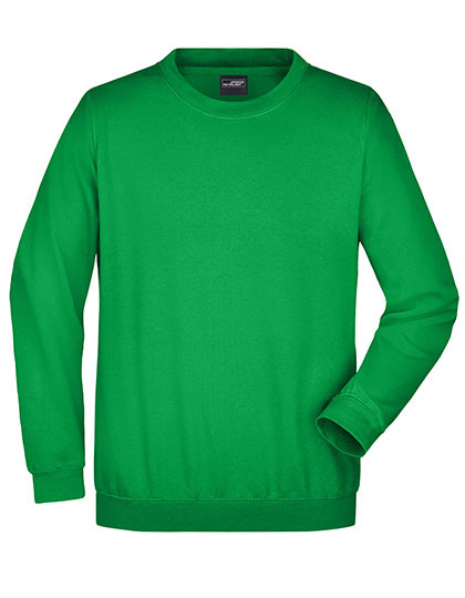 James&Nicholson Round Sweat Heavy Fern Green
