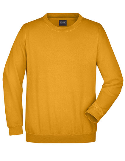 James&Nicholson Round Sweat Heavy Gold Yellow