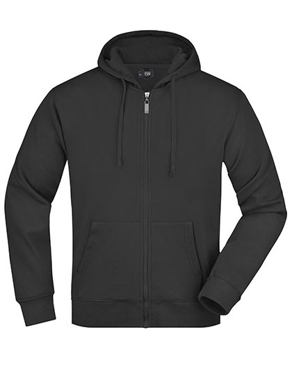 James&Nicholson Men´s Hooded Jacket Black