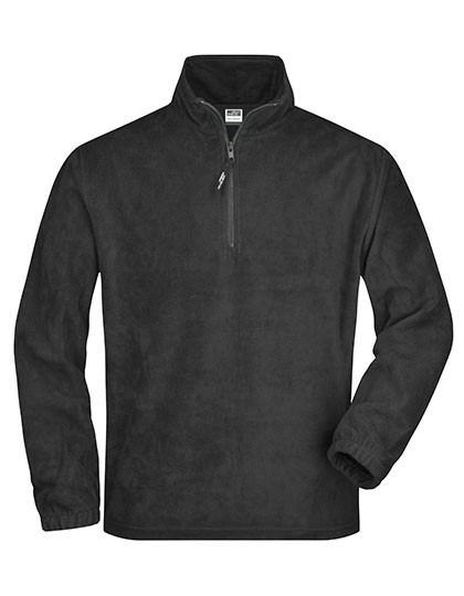 James&Nicholson Half-Zip Fleece Dark Grey (Solid)