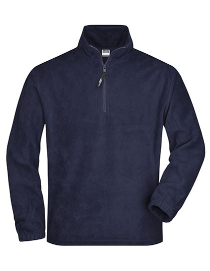 James&Nicholson Half-Zip Fleece Navy