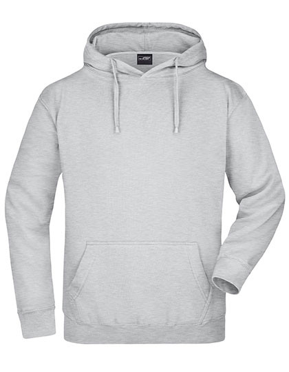 James&Nicholson Hooded Sweat Grey Heather