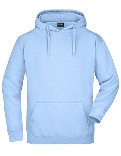 James&Nicholson Hooded Sweat Light Blue