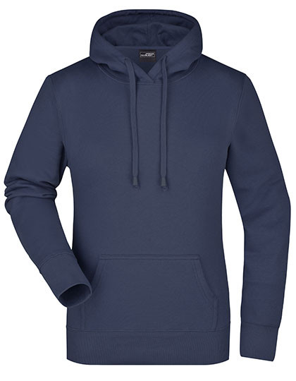 James&Nicholson Ladies´ Hooded Sweat Navy