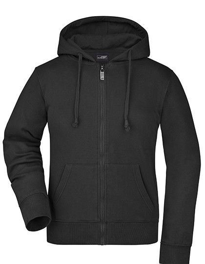 James&Nicholson Ladies´ Hooded Jacket Black