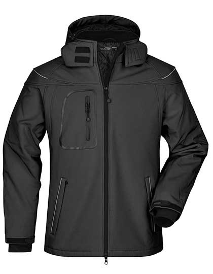 Daiber Men´s Winter Softshell Jacket Black