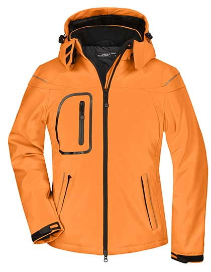 James&Nicholson Ladies´ Winter Softshell Jacket Orange
