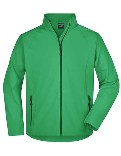 James&Nicholson Men´s Softshell Jacket Green