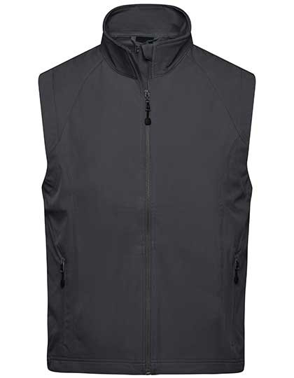 James&Nicholson Men´s Softshell Vest Black