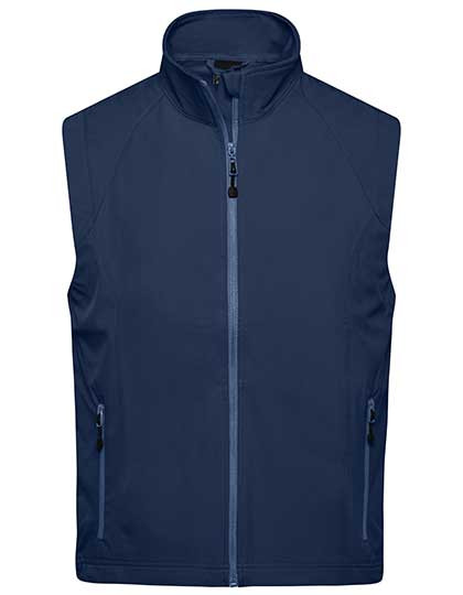 James&Nicholson Men´s Softshell Vest Navy