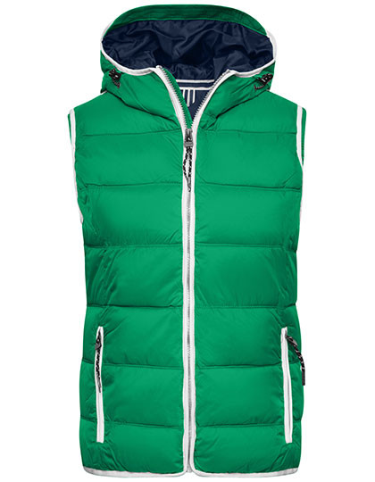 James&Nicholson Ladies´ Maritime Vest Irish Green