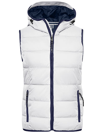 James&Nicholson Ladies´ Maritime Vest White