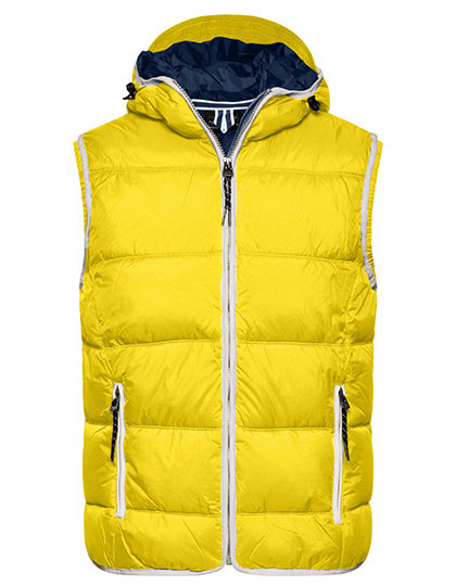 James&Nicholson Men´s Maritime Vest Sun Yellow