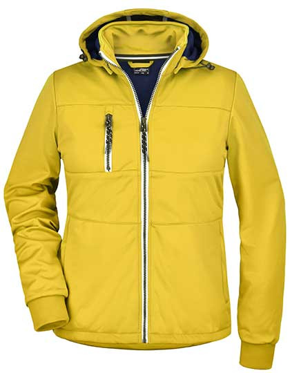 James&Nicholson Ladies´ Maritime Jacket Sun Yellow