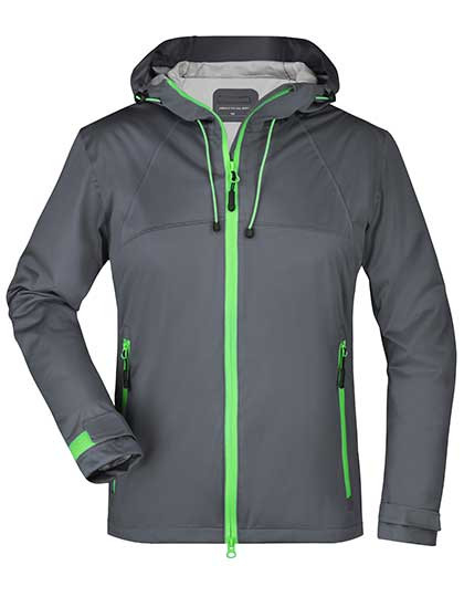 James&Nicholson Ladies´ Outdoor Jacket Iron Grey