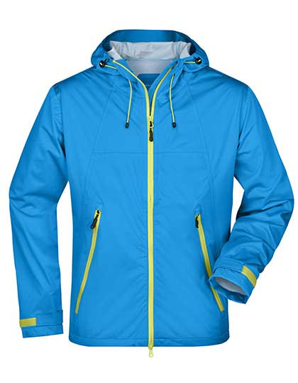 James&Nicholson Men´s Outdoor Jacket Aqua