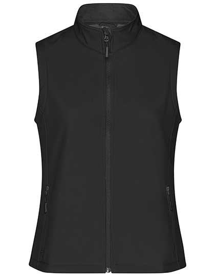 James&Nicholson Ladies´ Promo Softshell Vest Black
