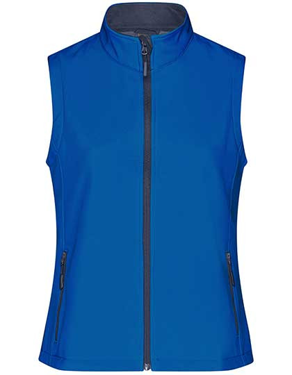 James&Nicholson Ladies´ Promo Softshell Vest Nautic Blue