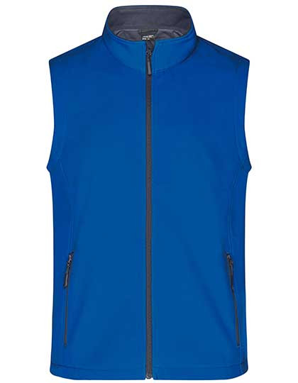 James&Nicholson Men´s Promo Softshell Vest Nautic Blue