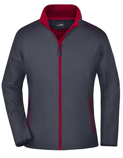 James&Nicholson Ladies´ Promo Softshell Jacket Iron Grey
