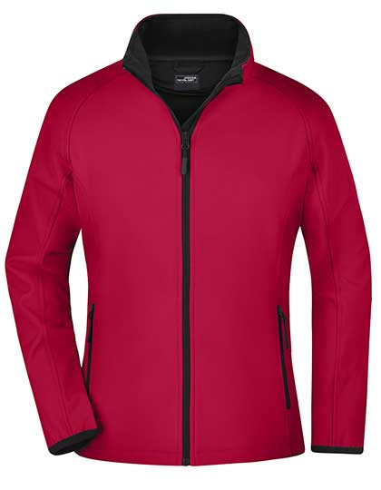 James&Nicholson Ladies´ Promo Softshell Jacket Red