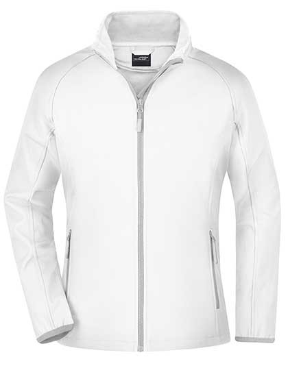 James&Nicholson Ladies´ Promo Softshell Jacket White