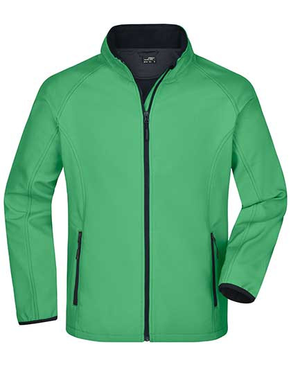 James&Nicholson Men´s Promo Softshell Jacket Green