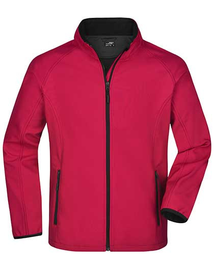 James&Nicholson Men´s Promo Softshell Jacket Red