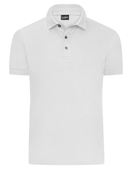 Daiber Men´s Mercerised Polo White