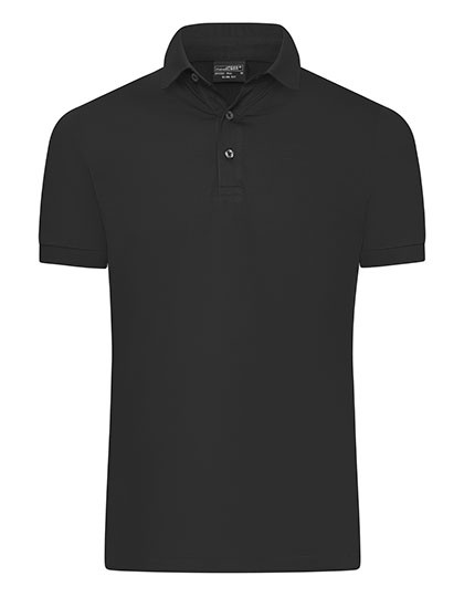 Daiber Men´s Mercerised Polo Slim Fit Black