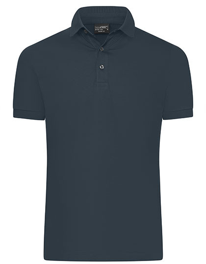 Daiber Men´s Mercerised Polo Slim Fit Graphite