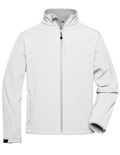 James&Nicholson Men´s Softshell Jacket Off White