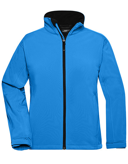 James&Nicholson Ladies´ Softshell Jacket Aqua