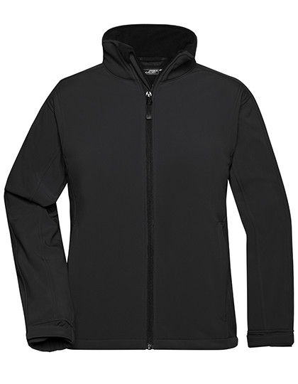 James&Nicholson Ladies´ Softshell Jacket Black