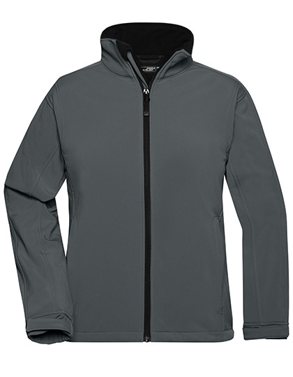 James&Nicholson Ladies´ Softshell Jacket Carbon