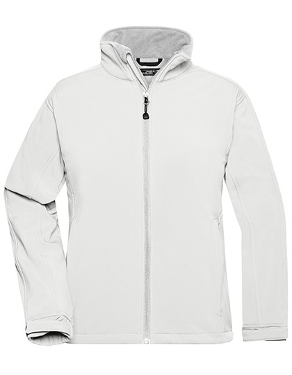 James&Nicholson Ladies´ Softshell Jacket Off White