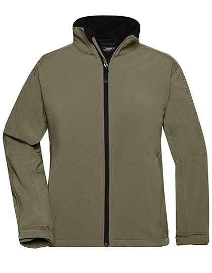 James&Nicholson Ladies´ Softshell Jacket Olive