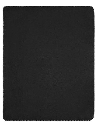 James&Nicholson Fleece Blanket Black