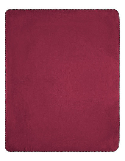 James&Nicholson Fleece Blanket Bordeaux