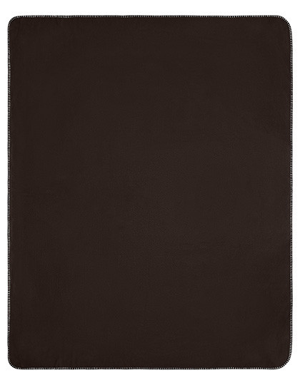 James&Nicholson Fleece Blanket Brown