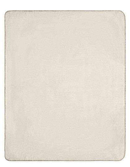 James&Nicholson Fleece Blanket Natural