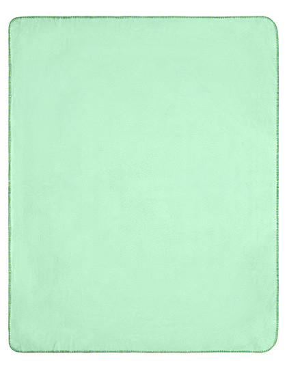 James&Nicholson Fleece Blanket Soft Green